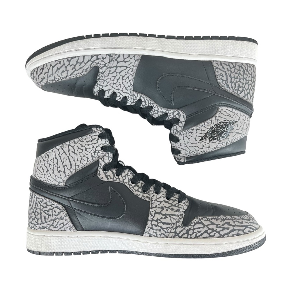 Nike Air Jordan 1 Retro High Black Elephant Men Size 10.5 839115 013 - Picture 8 of 11
